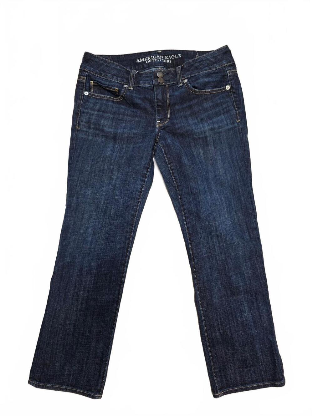 American Eagle womens Artist Crop Stretch Jeans Size 6 Capri Casual ankle